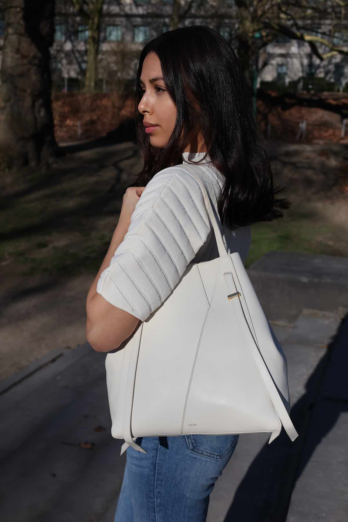 AYO TOTE Medium CREAM