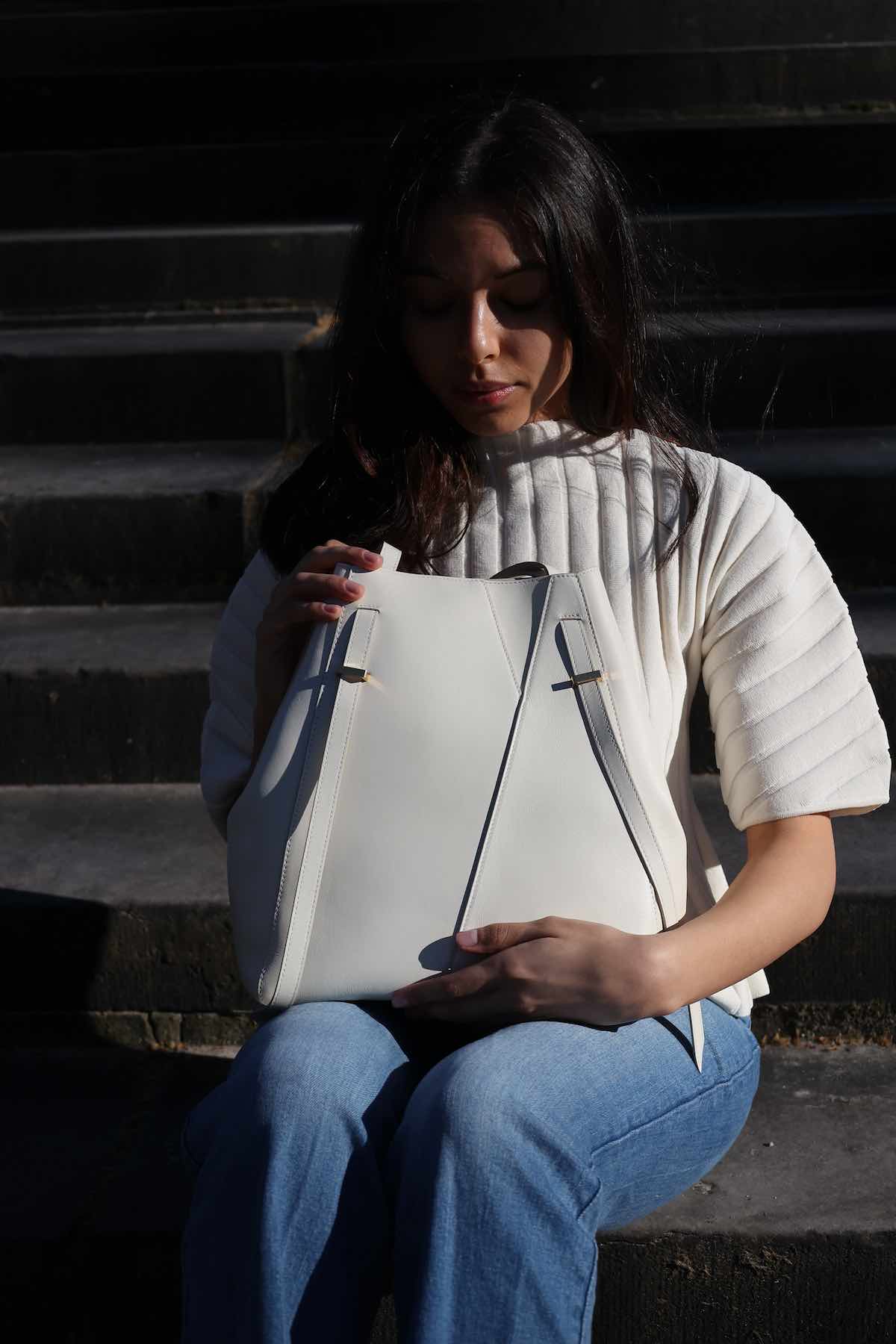 AYO TOTE Medium CREAM