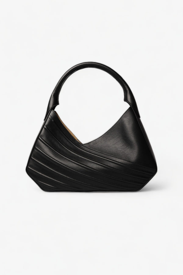 Black Leather Medium Dylan Handbag | Lulu Guinness